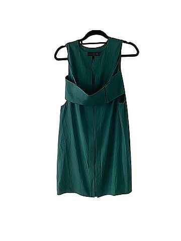T by Alexander Wang Stretch Silk Twill Bandeau Dress Casual Dress (view 2)