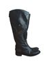 Tory Burch 100% Leather Solid Black Boots Size 10 - photo 1