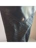 Tory Burch 100% Leather Solid Black Boots Size 10 - photo 5