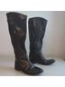 Tory Burch 100% Leather Solid Black Boots Size 10 - photo 4
