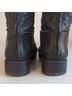 Tory Burch 100% Leather Solid Black Boots Size 10 - photo 6