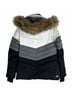 NILS 100% Polyester Color Block Black Gray White Snow Jacket Size 8 - photo 8