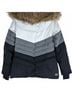 NILS 100% Polyester Color Block Black Gray White Snow Jacket Size 8 - photo 10