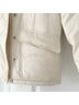 J. Crew x Dauphinette 100% Polyamide Ivory Jacket Size XS - photo 4