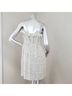 J.Crew 100% Silk Polka Dots White Black Cocktail Dress Size 10 - photo 3