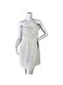 J.Crew 100% Silk Polka Dots White Black Cocktail Dress Size 10 - photo 2