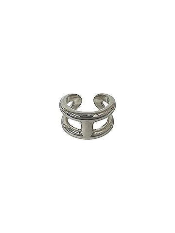 Hermès HERMES Osmo's PM Ring, Sterling Silver 925, Accessory, 71038 (view 1)