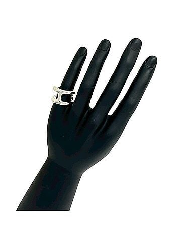 Hermès HERMES Osmo's GM Ring, Sterling Silver 925, Accessory, Item No. 67550 (view 2)