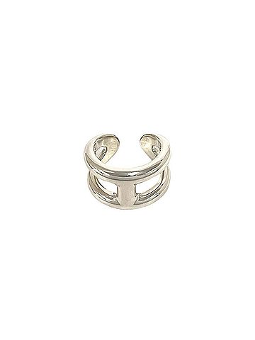 Hermès HERMES Osmos PM Ring, Sterling Silver 925, Accessory 71069 (view 1)