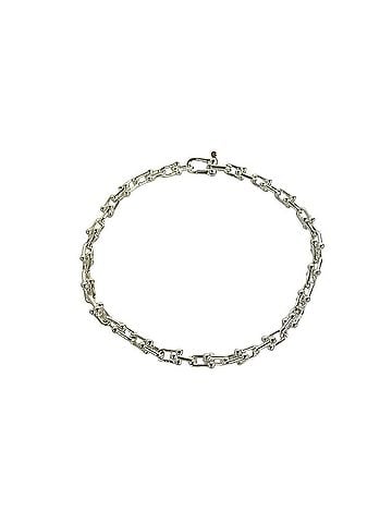 Tiffany & Co. TIFFANY&amp;Co. Tiffany HardWear Micro Bracelet, Sterling Silver 925 Chain Bangle, 26583 (view 1)
