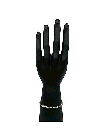 Tiffany & Co. TIFFANY&amp;Co. Tiffany HardWear Micro Bracelet, Sterling Silver 925 Chain Bangle, 26583 (view 2)