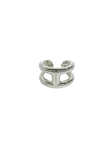 Hermès HERMES Osmos PM Sterling Silver 925 Ring, Accessory for Men and Women, Silver, 36338 (view 1)