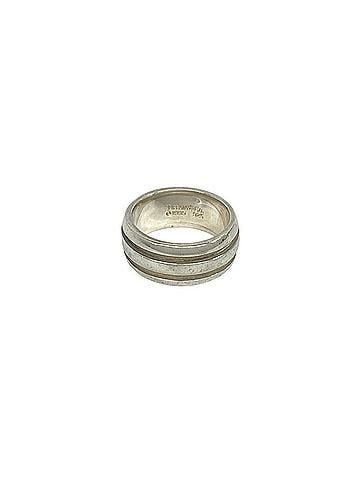 Tiffany & Co. TIFFANY&amp;Co. Tiffany Vintage Groove Double Line Ring, Sterling Silver 925, Item No. 61210 (view 1)