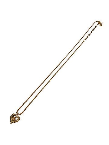 Christian Dior Christian Dior Vintage Logo Motif Necklace GP Pendant Accessory Gold 36396 (view 1)
