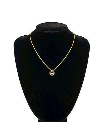 Christian Dior Christian Dior Vintage Logo Motif Necklace GP Pendant Accessory Gold 36396 (view 2)
