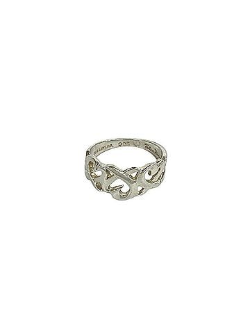 Tiffany & Co. TIFFANY&amp;Co. Tiffany Vintage Triple Loving Heart Ring, Sterling Silver 925, Item No. 46340 (view 1)