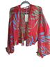 Ramy Brook Floral Red Green Blue Kimono Size S - photo 1