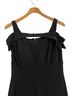 NW Nightway Solid Black Cocktail Dress Size 4 - photo 5