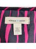 Silence and Noise 100% Polyester Stripes Black Pink Active Dress Size L - photo 3