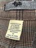 Tyte Plaid Brown Black Teal Dress Pants Size 11 - photo 4