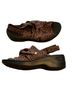 Bzees Animal Print Brown Wedges Size 11 - photo 1