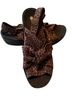 Bzees Animal Print Brown Wedges Size 11 - photo 2