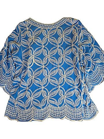 Solitaire 3/4 Sleeve Blouse (view 2)
