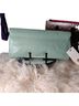 Tory Burch Solid Blue Green Silver Clutch One size - photo 2