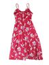Le Lis 100% Rayon 100% Rayon Floral Red Casual Dress Size S - photo 2
