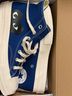 Converse Blue White Sneakers Size 8 - photo 3