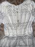 Free People White Long Sleeve Blouse Size XS - photo 5
