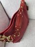 Coach 100% Leather Red Gold Hobo One size - photo 14