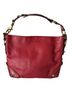 Coach 100% Leather Red Gold Hobo One size - photo 1