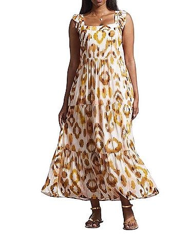 Tribal Sleeveless Maxi Dress Casual Dress (view 1)