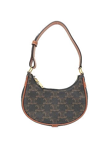 Céline Celine Triomphe Shoulder Bag, Women's Handbag, Canvas, Tan (view 1)