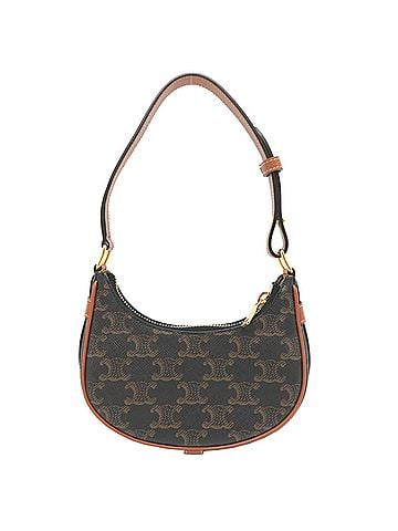 Céline Celine Triomphe Shoulder Bag, Women's Handbag, Canvas, Tan (view 2)