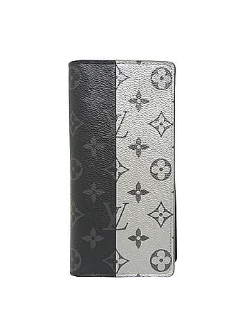 Louis Vuitton Louis Vuitton Portefeuille Brazza Men's Long Wallet M63027 (Discontinued) Eclipse Split Black (view 1)