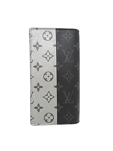 Louis Vuitton Louis Vuitton Portefeuille Brazza Men's Long Wallet M63027 (Discontinued) Eclipse Split Black (view 2)