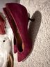 Donald J Pliner Burgundy Heels Size 7 1/2 - photo 3
