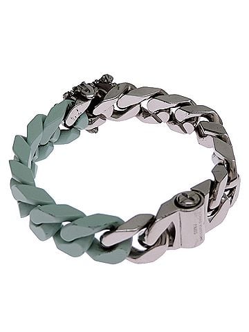 Louis Vuitton Louis Vuitton Bracelet LV Sculpture Chain Women's/Men's MP2630 Metal (view 2)