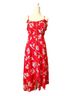 Le Lis 100% Rayon 100% Rayon Floral Red Casual Dress Size S - photo 1