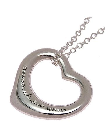 Tiffany & Co. Tiffany &amp; Co. Open Heart Women's Necklace, Ag925 (view 2)