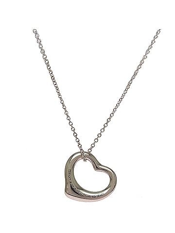 Tiffany & Co. Tiffany &amp; Co. Open Heart Women's Necklace, Sterling Silver 925 (view 1)