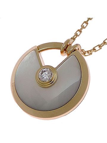 Cartier Cartier Amulette Diamond Shell Women's Necklace B3047100 Au750 Yellow Gold (view 2)