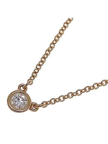 Tiffany & Co. Tiffany &amp; Co. 0.07ct Diamond By the Yard Women's Necklace 60017908 750 Pink Gold (view 2)