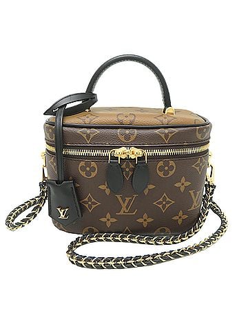 Louis Vuitton Louis Vuitton Vanity NV PM Women's Handbag M45165 (Discontinued) Monogram Reverse Brown (view 1)