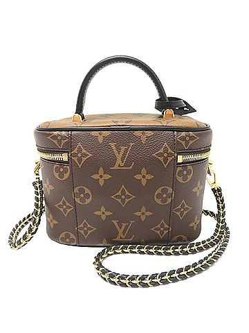 Louis Vuitton Louis Vuitton Vanity NV PM Women's Handbag M45165 (Discontinued) Monogram Reverse Brown (view 2)