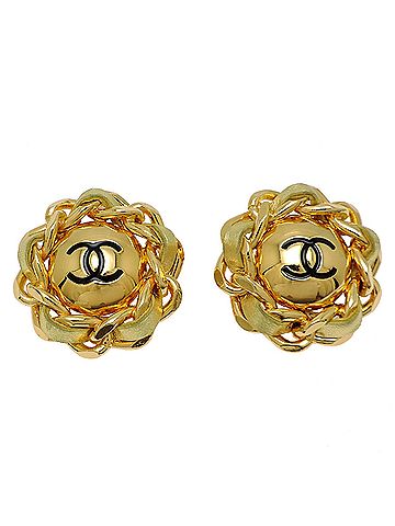 Chanel Chanel Coco Mark Women's Earrings GP (view 1)