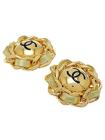 Chanel Chanel Coco Mark Women's Earrings GP (view 2)