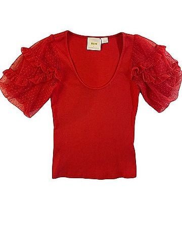 Mauve Maeve Short Sleeve T-Shirt (view 1)